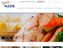 Tablet Screenshot of illesfoods.com